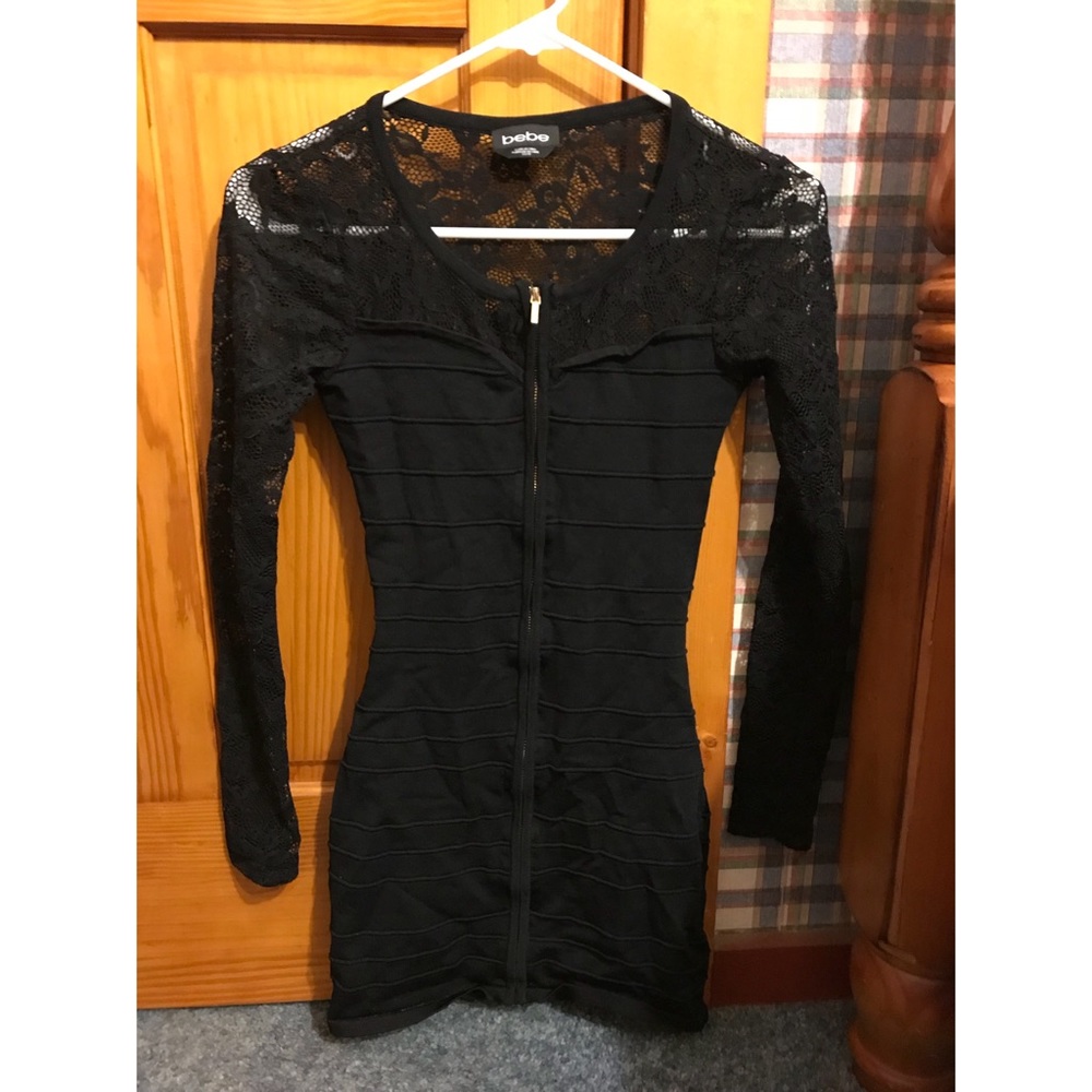 Black Lace Bebe Dress